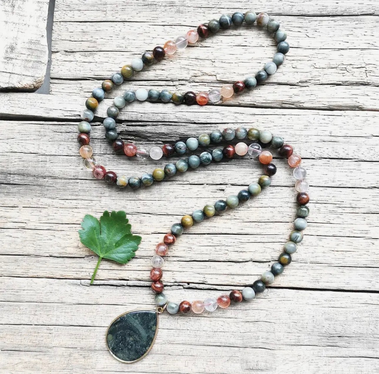 Mala bead necklace