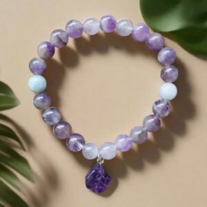 Bracelet - Amethyst Beads