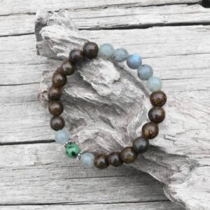 Bracelet - Bronzite, Labradorite, Tiger Eye, and Ruby Zoisite