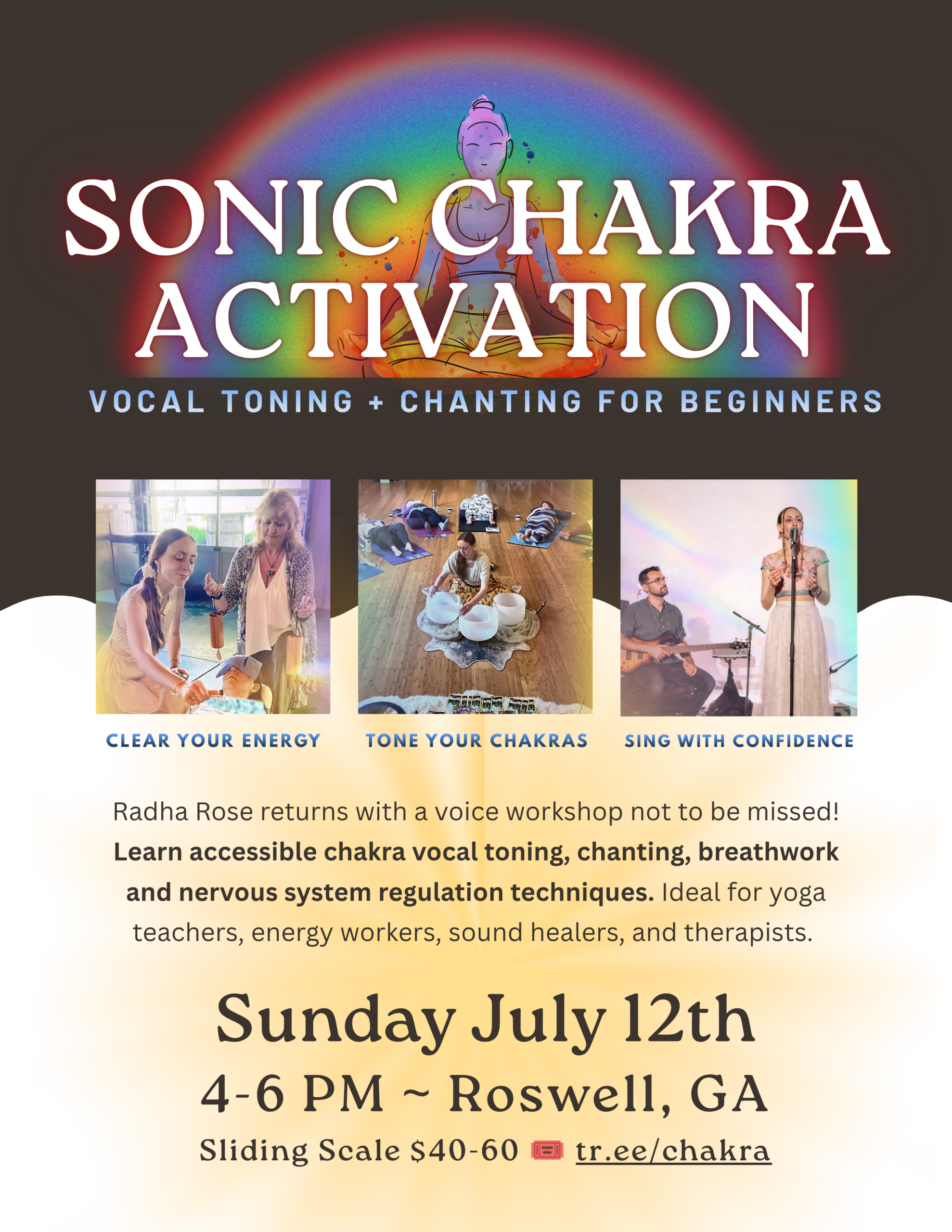 Roswell Wellness Events Sound Healing Roswell Vocal Toning Workshop Chakra Healing Workshop Breathwork Roswell