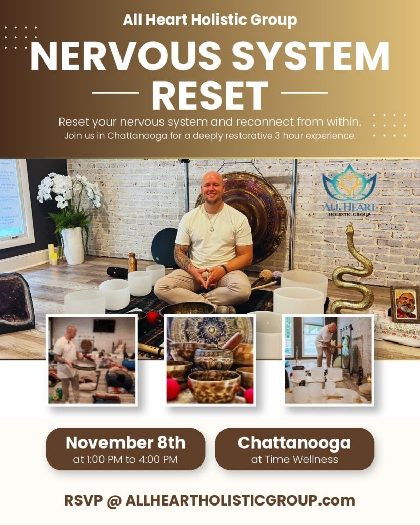 Chattanooga Nervous System Reset flyer, November 8